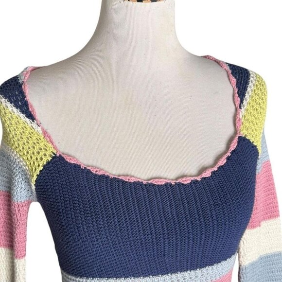 Through Crochet Short Dress - Picture 4 of 9